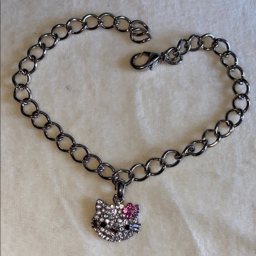 Hello Kitty Rhinestone Bracelet - image 1